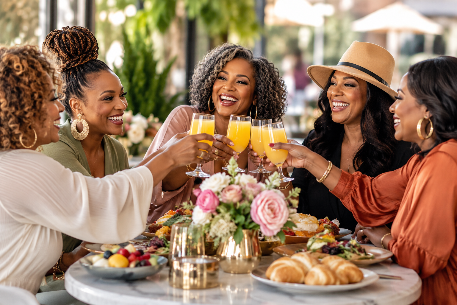Joyful Women’s Brunch Toast